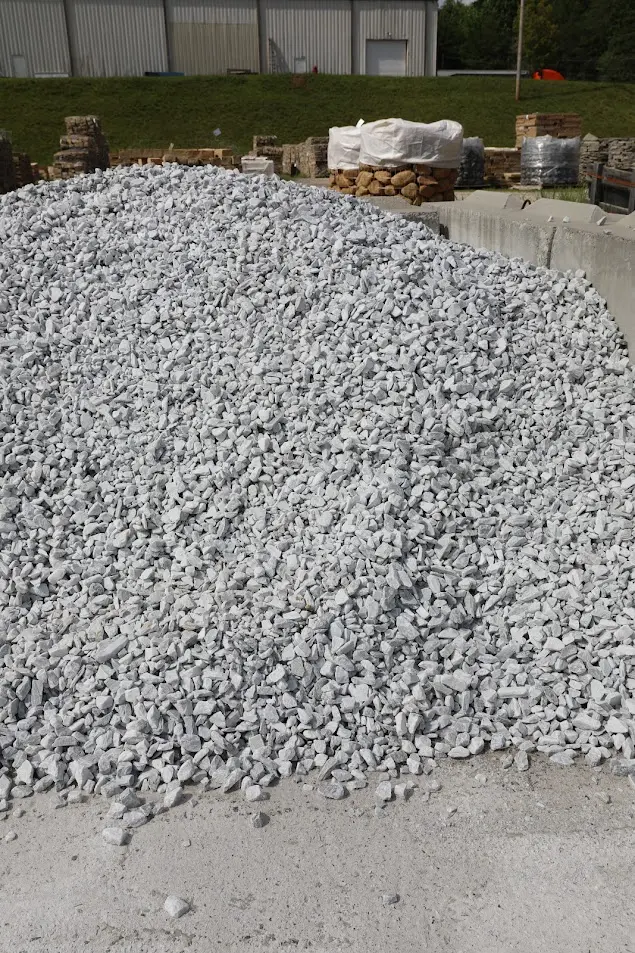 #57 White Marble pile in Stone Yard