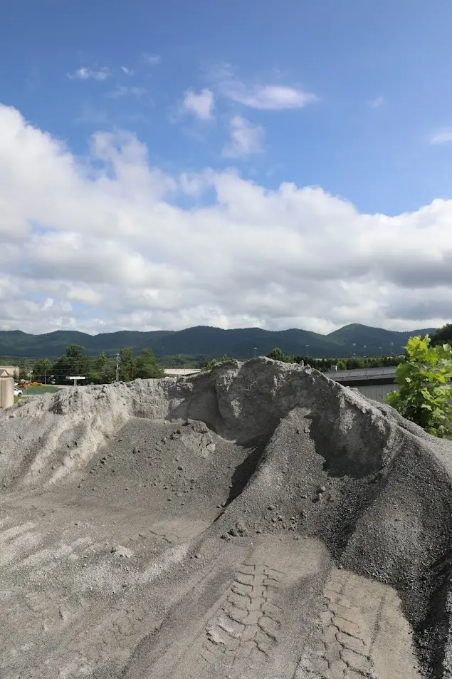 M-10 Screed Sand Pile in Stone Yard