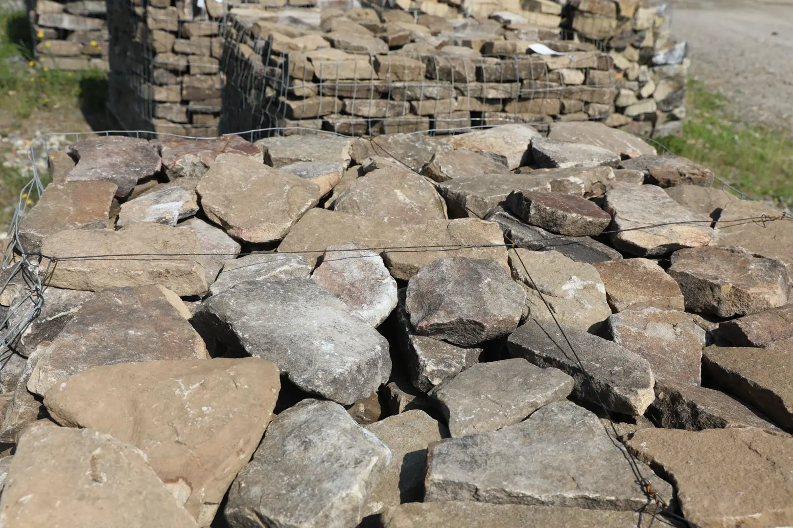 Thin Stack Stone in Stone Yard