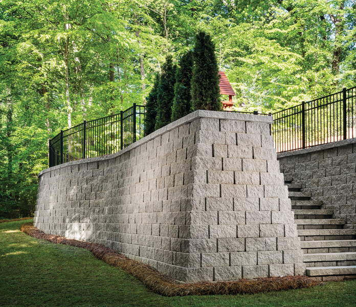 Diamond Pro Block Retaining Wall