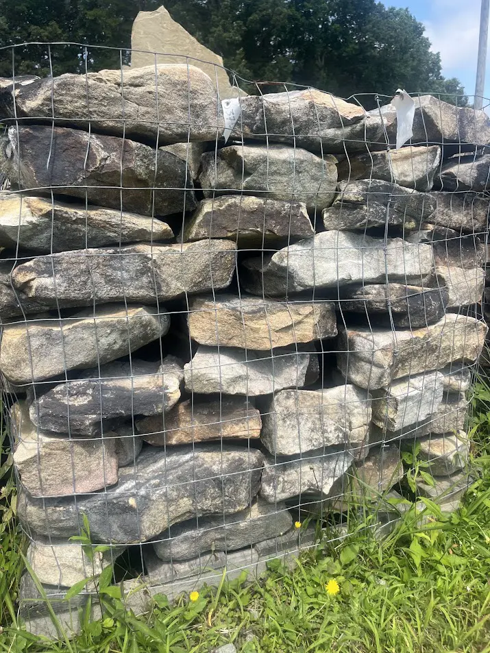 3-4 Inch Fieldstone In Stone Yard